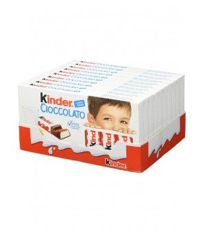 KINDER BARS 10 PACKS DE 8 BARRES