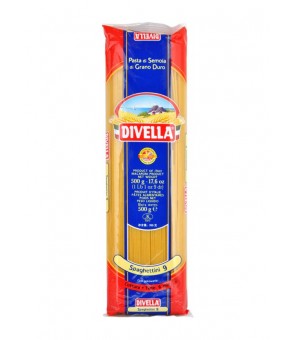 DIVELLA DURUM TARWESEMOLINA PASTA SPAGHETTINI 9 GR 500 X 36