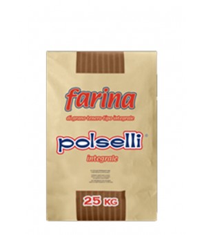 POLSELLI FARINA INTEGRALE KG 25