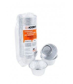 ICONT ALUMINUM CONTAINERS X 100 PIECES