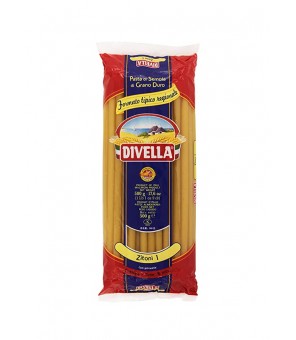 DIVELLA DURUM TARWE SEMOLINA PASTA ZITONI 1 GR 500 X 20