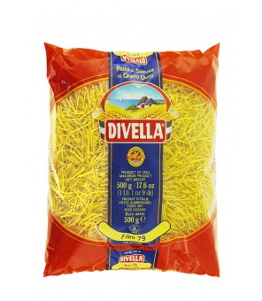 DIVELLA DURUM TARWE SEMOLINA PASTA FILINI 79 GR 500 X 24