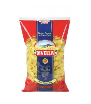 DIVELLA DURUM PSZENICA SEMOLINA MAKARON RYGATE RURY 56 GR 500 X 24