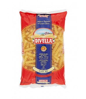 DIVELLA DURUM PSZENICA SEMOLINA MAKARON FUSILLI 40 GR 500 X 24