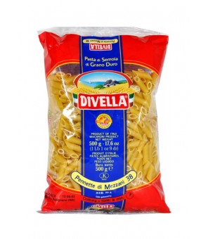 DVIELLA PASTA DI SEMOLA DI GRANO DURO PENNETTE DI MEZZANI 38 GR 500 X 24