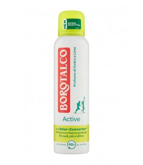 BOROTALCO DEODORANT SPRAY ACTIVE JAUNE 150 ML