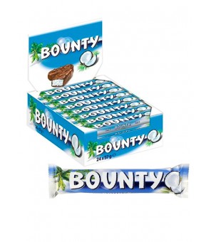 BOUNTY SNACK CHOCOLADE KOKOS 24PZ