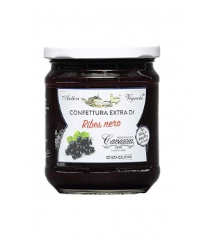 CAVAZZA JAM WITH BLACK CURRANT 370 GR