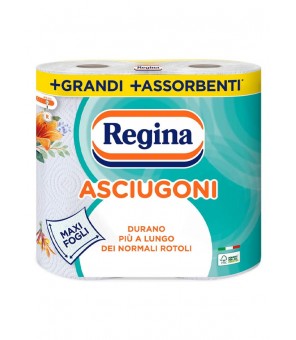 REGINA SERVIETTES 2 ROULEAUX 200 LARMES