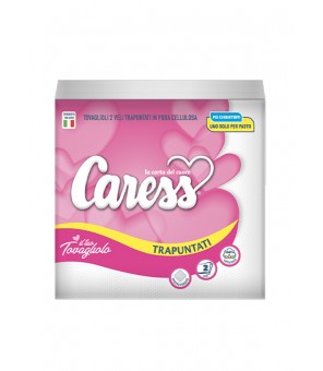 CARESS GEWATTEERDE SERVETTEN 38X38