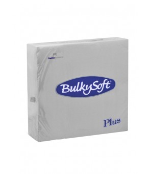 BULKYSOFT PLUS NAPKINS 38X38 GRAY