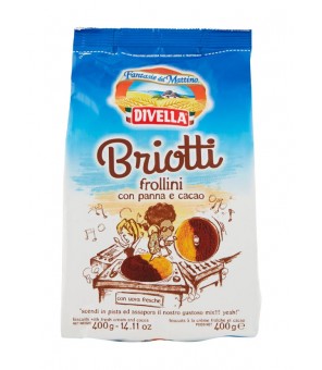 CIASTECZKA DIVELLA BRIOTTI KREM KAKAO 6 X 400 GR