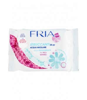 FRIA MAKE-UP REMOVER DOEKJES MET MICELLAIR WATER X 25 STUKS