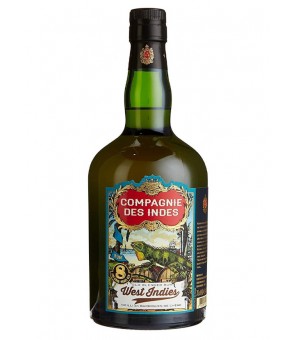 COMPAGNIE DES INDES RUM WEST AGED 8 YEARS 70 CL