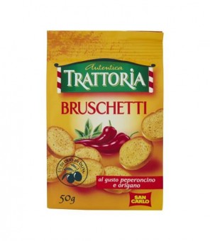 TRATTORIA BRUSCHETTI ANCIEN AU POIVRE PIMENT 50 GR