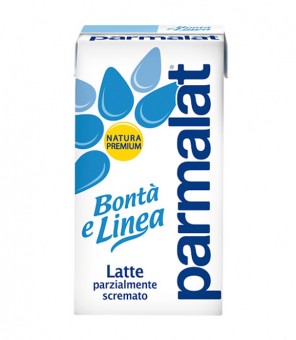 PARMALAT PARTIALLY SKIMMED MILK IN BRIK 6 X 1 LT