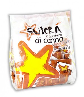 Sucre de canne Suicra 'en sachets 500 gr