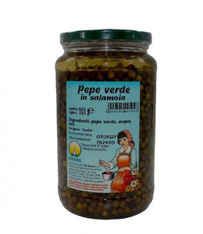 PAUWGROENE PEPER IN PIKKEL 600 GR