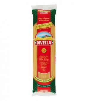 DIVELLA Spaghetti Restaurant 8 Brons getrokken producten GR 500X24