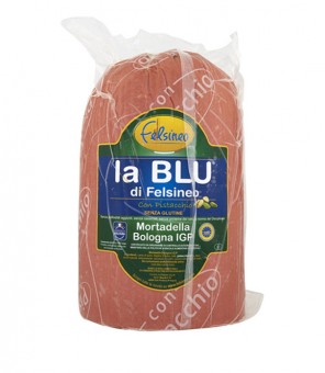 MORTADELLA FELSINEO LA BLU IGP Envasada al vacío unos 6 KG