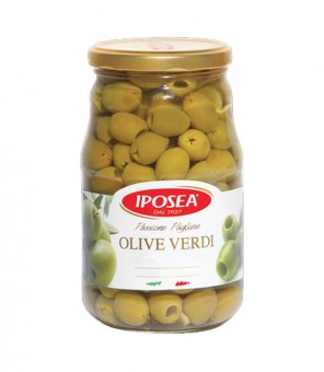 Olives Bella di Cerignola dénoyautées Iposea Gr 580