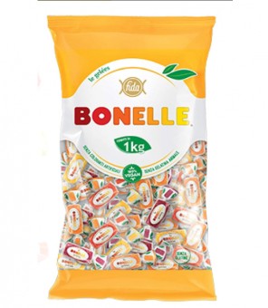 FIDA CARAMELLE BONELLE GELÉE AI GUSTI DI FRUTTA RETTANGOLARI KG.1