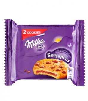 MILKA BISCOTTI COOKIES SENSATIONS GR 52 X 24PZ