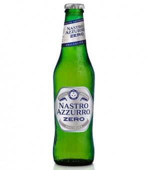 NASTRO AZZURRO BIRRA ANALCOLICA ZERO CL.33X12