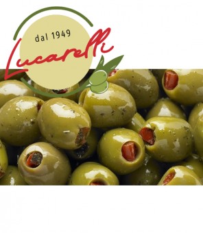 LUCARELLI OLIVE DENOCCIOLATE PICCANTI AL PEPERONE KG.2,5