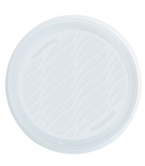 ASSIETTES PLATES BIODÉGRADABLES BIBO CM.22 PCS.50