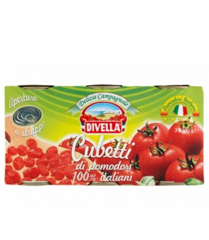 CUBES DE TOMATE DIVELLA GR. 400 X 3