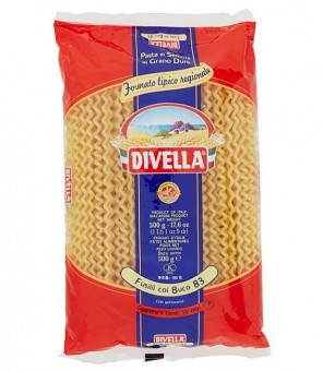 DIVELLA FUSILLI AU TROU 83 GR. 500 X 20