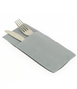 PORTE COUVERTS DÉCO EN SAC GRIS 400 PCS