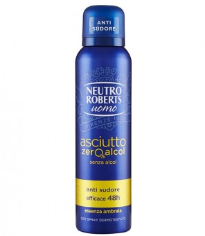 NEUTRO ROBERTS MEN DEODORANTE SPRAY ASCIUTTO ML.150