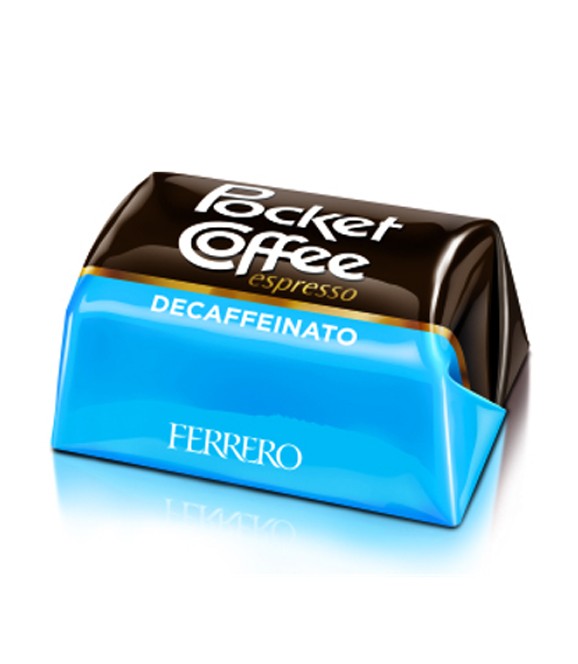 Ferrero Pocket Coffee Decaffeinato 5 pezzi Chocolat fourré au café liq –  Italian Gourmet FR