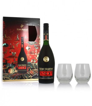 FORFAIT NOEL REMY MARTIN VSOP AVEC 2 VERRES CL.70