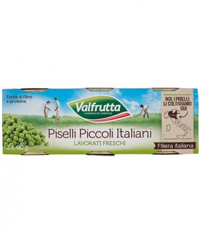 VALFRUTTA PETITS POIS VAPEUR 3 X 150 Gr