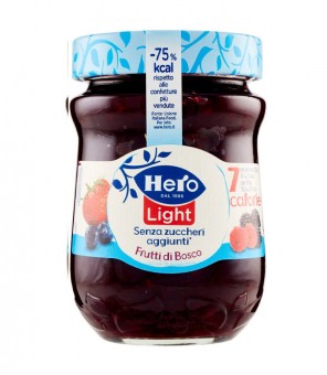 HERO CONFITURE AUX BAIES SAUVAGES LIGHT 280 GR