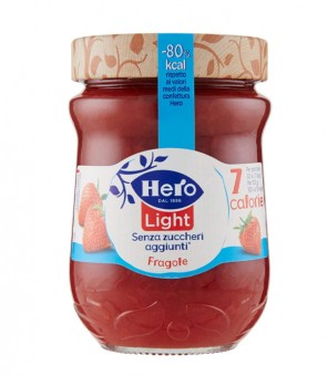 HERO LIGHT AARDBEI JAM 280 GR