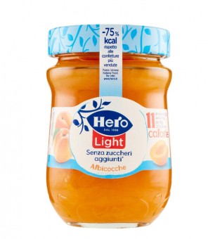 CONFITURE D'ABRICOT HERO LIGHT 280 GR