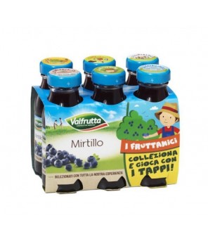 Jus de myrtille Valfrutta 6 X 125 Ml