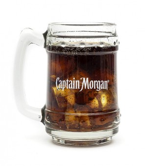 SET 6 MOUTHPIECES CAPTAIN MORGAN 0.5L