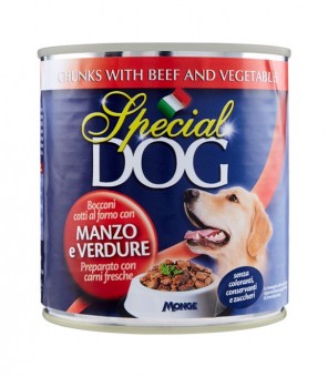 SPECIAL DOG CHUNKS WITH BEEF AND VEGETABLES GR.720