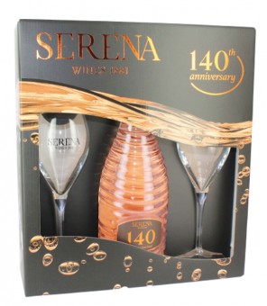 SERENA PROSECCO DOC ROSE 'BRUT MILLESIMATO CL.75 + 2 COPAS