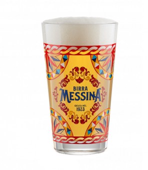 SET 6 BICCHIERI DA BIRRA MESSINA ROSSI 0.2 CL