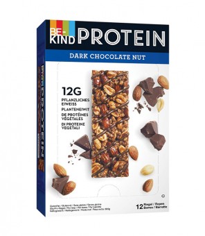 BARRES PROTÉINÉES BE KIND AU DOUBLE CHOCOLAT NOIR GR. 50 X 12 PIÈCES