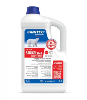 SANITEC SANI GEL MED DÉSINFECTANT POUR LES MAINS LT.5