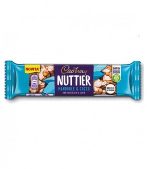 Milka Bar Nuttier AMANDE ET NOIX DE COCO GR.40 X 15 PIÈCES