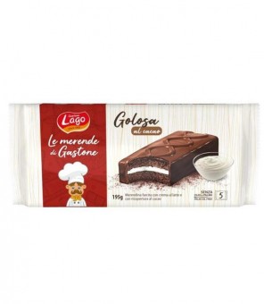 GASTONE LAGO SNACK DELICIOSO CHOCOLATE X 5 PIEZAS