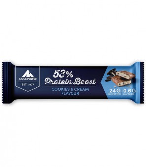 MULTIPOWER PROTEIN BARS 53% COOKIES & CREAM GR. 45 X 20 PIECES